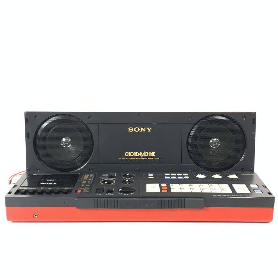 完動美品！☆SONY CHORD MACHINE☆ソニー☆CFS-C7☆ラジカセ-