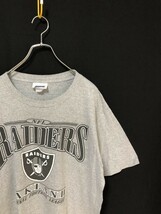 USA古着◆CSA NFL RAIDERS 半袖Tシャツ レイダース　ビッグロゴ_画像3