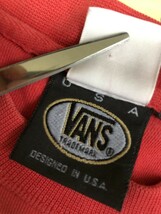 旧タグ ヴィンテージ　VANS バンズ スウェット トレーナー M　ビッグロゴ_画像7