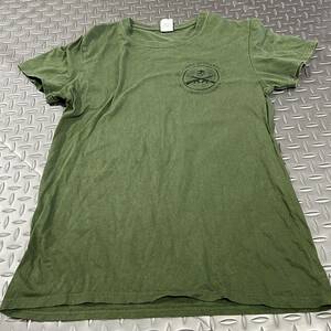 米軍放出品 沖縄　OD Tシャツ SMALL ランニング　トレーニング　おしゃれ　(INV Q63)