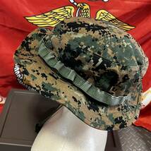 米軍放出品　海兵隊 米軍実物 USMC ウッドランドマーパット ブーニーハット キャンプLARGE (INV O114)_画像2