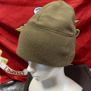 米軍海兵隊 実物 沖縄　USMC POLARTEC CAP ポーラテックマイクロ フリースキャップ ビーニー ニット帽 (INV Y102)