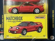 マッチボックス コレクターズ 1990 トヨタ MR2 W20 レッド 右ハンドル ライト閉_画像2