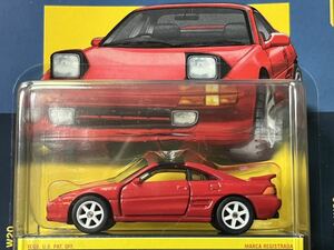 マッチボックス コレクターズ 1990 トヨタ MR2 W20 レッド 右ハンドル ライト閉