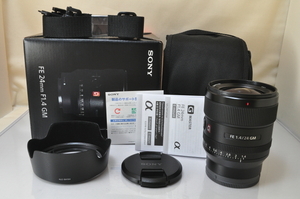 ★★極上品 Sony FE 24mm F/1.4 GM Lens w/Box ♪♪#5559