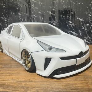 トヨタ　プリウス　ドリフト　1/10 ラジコン　ボディ　rc パンドラ　塗装済