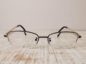 フェンディ FENDI 国産 FF1506/J ロゴ装飾 眼鏡フレーム サングラス【L's/20年/4万円/黒ライン/Aランク】c3B0
