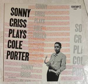 LP デンマーク盤 Sonny Criss - Sonny Criss Plays Cole Porter CR803