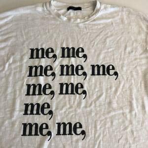 韓国ソウル購入！The Byu1・me,me,me, Tシャツ　カラー：ホワイト系　古着！良好！