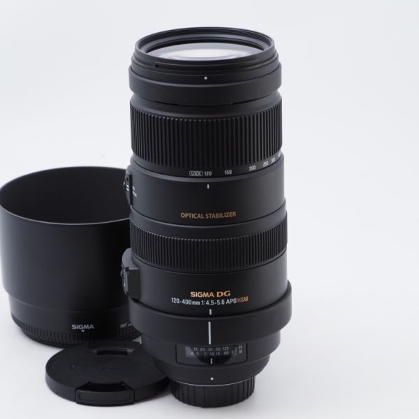 シグマ APO 120-400mm F4.5-5.6 DG OS HSM (ﾆｺﾝ用) オークション比較