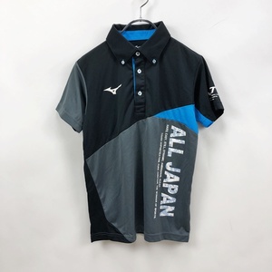 ミズノ/MIZUNO NEXT ALLJAPAN 半袖ポロシャツ ロゴ スポーツウェア マルチカラー サイズXS