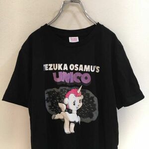 ウニコ★TEZUKA OSAMU/テズカ オサム 半袖Tシャツ ブラック黒 Lサイズ レディース　手塚治虫