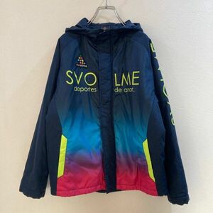 SVOLME/sborume cotton inside jacket soccer navy navy blue Junior 150