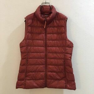 UNIQLO/ユニクロ ウルトラライトダウン ベスト ブラウン 茶 レディース M　アウトドアキャンプ