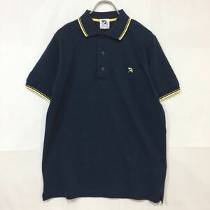 Arnold Palmer/アーノルド パーマー シャツ ポロシャツ スポーツウェア ゴルフウェア 半袖 ネイビー ロゴ サイズ2