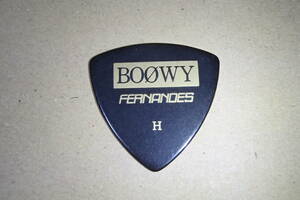 ★BOOWY FERNANDES 　ピック 　黒　トライアングル型　氷室京介 布袋寅泰