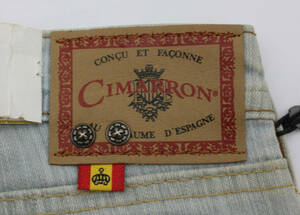 #64_0011 【中古品】 [CIMARRON］ CIMARRONレディースデニムパンツ レディース T26/33 L34 水色