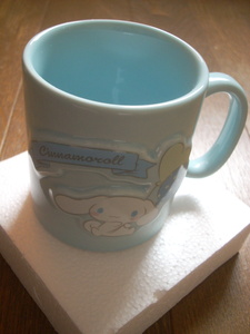  Sanrio per lot Cinnamoroll relief mug blue unused goods not for sale mug 