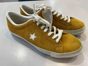  made in Japan Converse one Star suede GOLD 27 centimeter new goods 