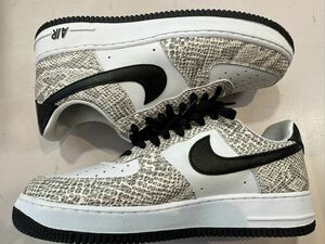 2018 NIKE AIR FORCE 1 LOW RETRO COCOA SNAKE US9.5 新品 白蛇 845053-104