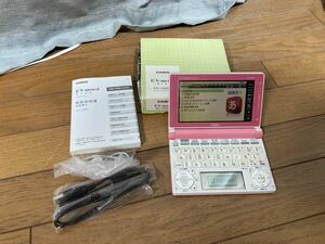 23-0044H ジャンク CASIO EX-word 電子辞書 XD-D4800