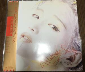 LP【和ブギー・シティポップ】本田美奈子 (MINAKO HONDA) / MIDNIGHT SWING/EASTWORLD【RT28-5065・国内88年ORIG OBI・帯 美品・大村憲司】