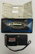 外観美品 National(ナショナル) RN-ZR5 世界最小AMラジオ付 マイクロカセット マイクロカセットレコーダー 元箱あり★送料無料_画像1