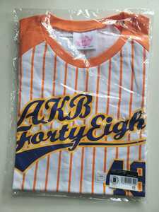AKB48 真夏のドームツアー2013 ベースボールシャツ オレンジ ＜Ｍサイズ＞ 未使用