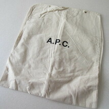 ○未使用品 A.P.C. アーペーセー◆5つセット売り ガーメントバッグ オフホワイト ユニセックス メンズ レディース スーツ入れ スーツバッグ_画像1