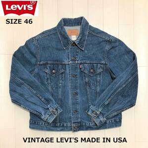 LEVI'S リーバイス デニムジャケット ジージャン Gジャン サイズ46 70505 0217 MADE IN USA アメリカ製