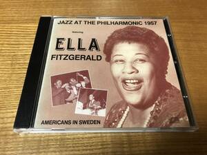 【送料込】JAZZ AT THE PHILHARMONIC 1957 featuring ELLA FITZGERALD 　AMERICANS IN SWEDEN