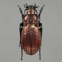 セルビア産 美麗オサムシ Eucarabus ulrichi gornjakensis ペア【標本】_画像2