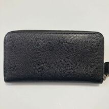 ★BVLGARI ブルガリ マン ジップ 長財布 ブラック メンズ 中古【鑑定済み 本物保証】_画像3