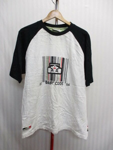 BAR HONDA BAR Honda la gran T-shirt men's XL LL white T-shirt racing shirt staff shirt F1 car race shirt 05191