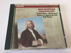 PHILIPS 西独盤 CD J.S. バッハ 音楽の捧げもの / ネヴィル・マリナー / アカデミー室内管弦楽団 / ヘンリー・ウッド・ホール 廃盤 希少