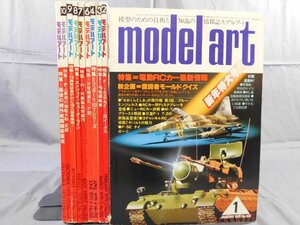 0D3B2　モデルアート　1979年　不揃い10冊セット　戦艦大和　フェラーリ312Tシリーズ　戦車　他