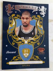 】Panini 2009-10 CrownRoyale】№14 Tim Duncan●Royalty