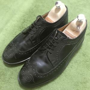 Dr.Martens 3ホール1461革靴28.0ウイングチップメダリオン黒イングランド製希少