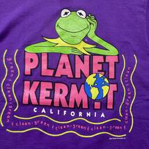 90s planet Kermit T-shirt プラネットカーミット半袖Tシャツ プリントTシャツ_画像3