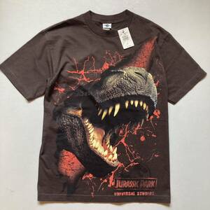 00s Jurassic park universal studios T-shirt「DEAD STOCK」ジュラシックパーク デッドストック ユニバーサルスタジオオフィシャルTシャツ