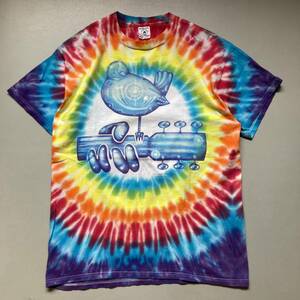 90s Woodstock tie-dye T-shirt　90年代　99年ウッドストックフェスティバル　タイダイプリントTシャツ