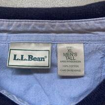 00s LLBean polo shirt “size XL TALL” 2000年代 エルエルビーン ポロシャツ 2トーン_画像5