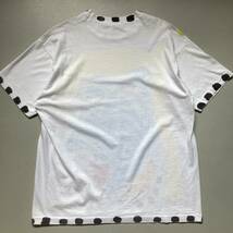 90s hand printing art T-shirt 手刷りプリントTシャツ半袖Tシャツ_画像4