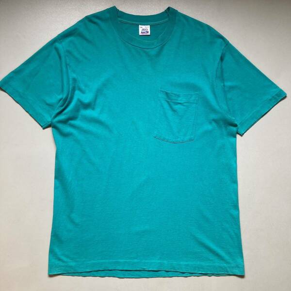90s BVD plain pocket T-shirt 「premium series」無地Tシャツ ポケットTシャツ USA製 MADE IN USA
