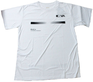 RVCA ルーカ ラッシュガード サーフ 水着 半袖 Tシャツ XLサイズ ホワイト 白 送料無料