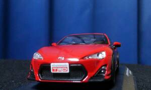 1/43 TOYOTA 86　TRD PerformanceLine Red ライトニングレッド ミニカー　検索用語　トヨタ　ハチロク　赤　紅　前期型　フルエアロ　BRZ