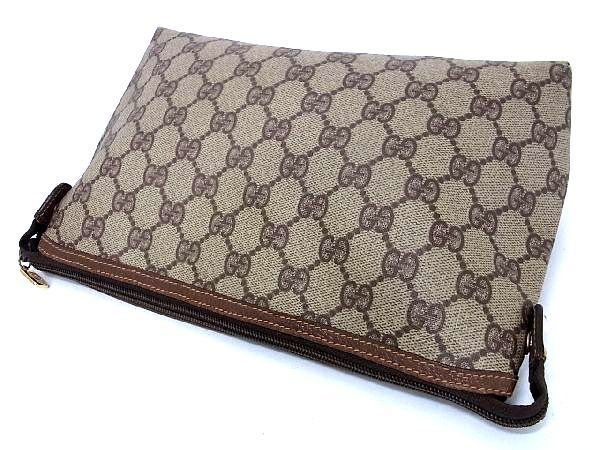 1円 □美品□ GUCCI グッチ オールドグッチ ヴィンテージ GG柄 PVC