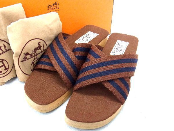 ヤフオク! -「エルメス ウッドサンダル」(エルメス) (え)の落札相場
