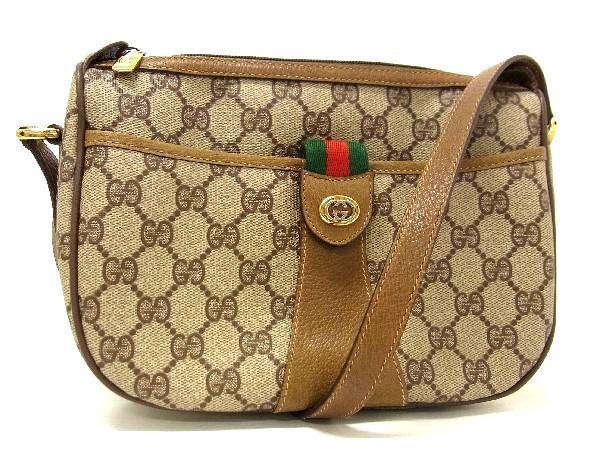 1円 □極美品□ GUCCI オールドグッチ ヴィンテージ シェリーライン GG