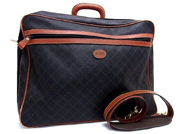 1円 BALLY バリー PVC×レザー 総柄 2WAY トート ショルダー